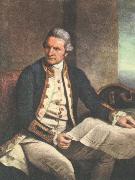 william r clark james cook var mer intrsserad av vetenskapen an av att bygga upp ett imperium oil painting artist